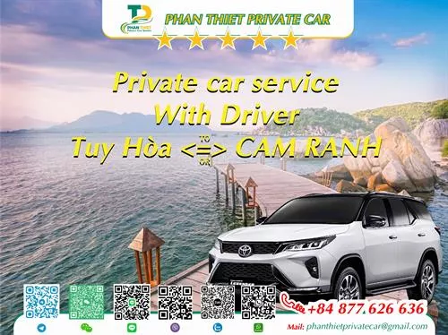 Private Car From Tuy Hoa <=> Cam Ranh (private car with driver)
